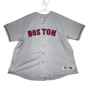 Majestic Boston Red Sox David Ortiz #34 Jersey Men’s XL Gray MLB EUC